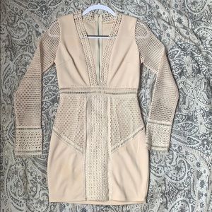 Luxxel party dress in cream. Medium.Super cute!